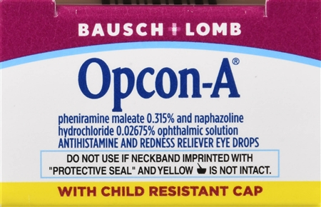Bausch + Lomb Opcon-A Antihistamine and Redness Reliever Eye Drops – Image 12