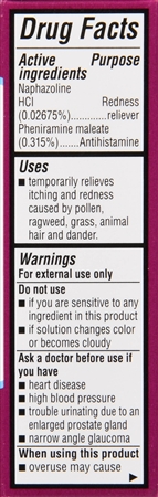 Bausch + Lomb Opcon-A Antihistamine and Redness Reliever Eye Drops – Image 8
