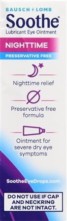 Bausch + Lomb Soothe Nighttime Lubricant Eye Ointment Preservative Free – Image 6