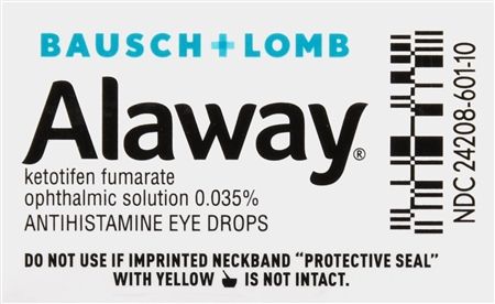 Bausch + Lomb Alaway Eye Itch Relief Ketotifen Fumarate 0.035% Antihistamine Drops – Image 12