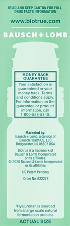 Bausch + Lomb Biotrue Hydration Boost Lubricant Eye Drops – Image 7