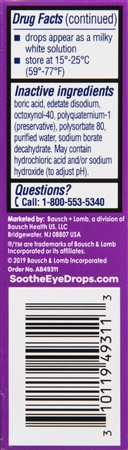 Bausch + Lomb Soothe XP Xtra Protection Emollient Eye Drops – Image 8