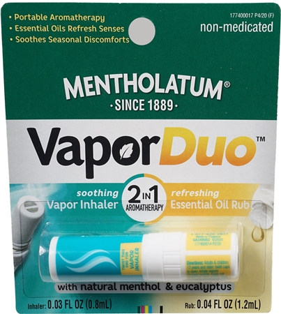 Mentholatum Vapor Duo Vapor Inhaler/Essential Oil Rub – Image 13