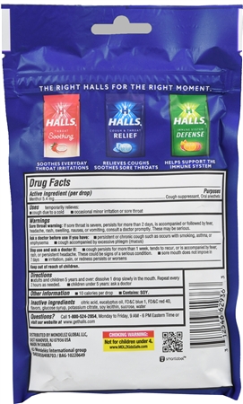 Halls Cough & Throat Relief Drops Mentho-lyptus – Image 6
