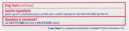 Benadryl Allergy Diphenhydramine HCl 25 mg Antihistamine Liqui-Gels Dye-Free – Image 9