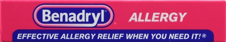 Benadryl Allergy Diphenhydramine HCl 25 mg Antihistamine Ultratabs – Image 10