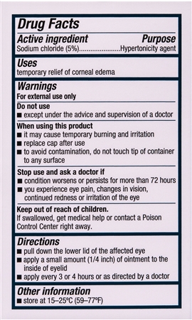 Bausch + Lomb Muro 128 Sodium Chloride Hypertonicity Ophthalmic Ointment 5% – Image 10