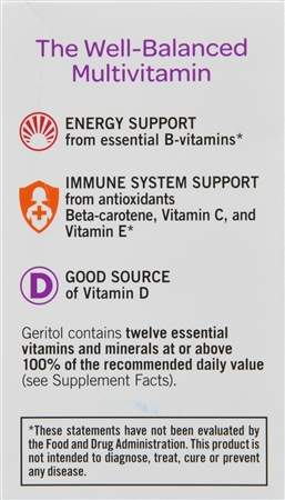 Geritol Nutrition Support Multivitamin/Multimineral Supplement Tablets – Image 9