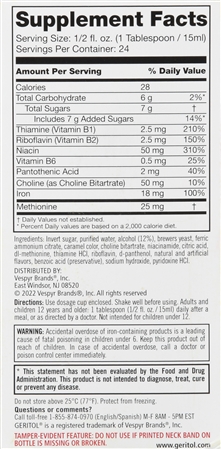 Geritol Energy Support B-Vitamins & Iron Supplement Liquid – Image 9