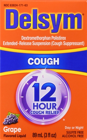 Delsym 12 Hour Cough Relief Liquid Grape – Image 12