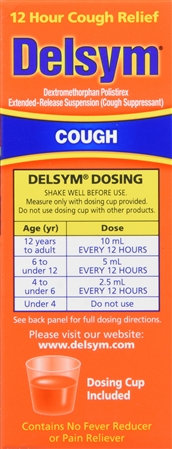 Delsym 12 Hour Cough Relief Liquid Orange – Image 10