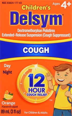 Delsym Children's 12 Hour Cough Relief Liquid Orange – Image 12