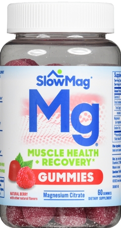 SlowMag Mg Muscle Health + Recovery Gummies Natural Berry – Image 7