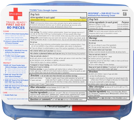 Johnson & Johnson Travel Ready First Aid Kit – Image 8