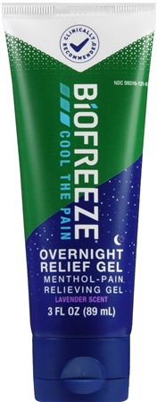 Biofreeze Menthol-Pain Relieving Overnight Relief Gel Lavender – Image 5