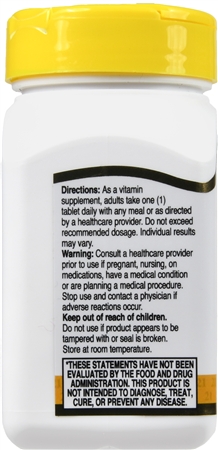 21st Century B-12 1000 mcg Prolonged Release Tablets – Image 7