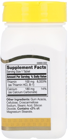 21st Century B-1 100 mg Tablets – Image 6