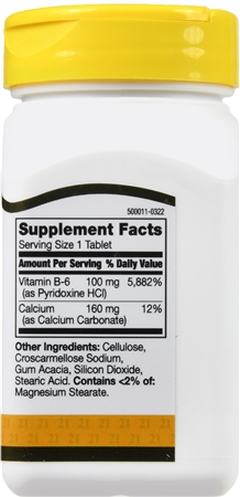 21st Century B-6 100 mg Tablets – Image 6