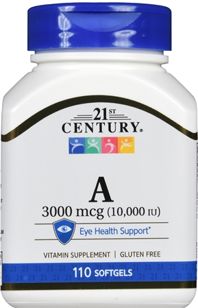 21st Century A 3000 mcg (10,000 IU) Softgels – Image 9