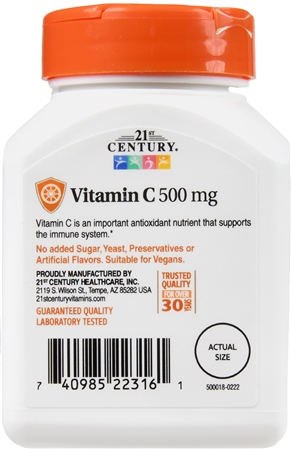 21st Century C 500 mg Tablets – Image 10