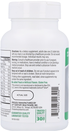 21st Century Sentry Senior Adults 50+ Multivitamin & Multimineral Tablets – Image 7