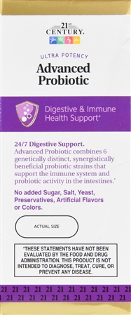 21st Century Advanced Probiotic Capsules Ultra Potency – Image 10