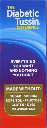 Diabetic Tussin Maximum Strength Cough & Chest Congestion DM Liquid Berry Sugar Free – Image 8