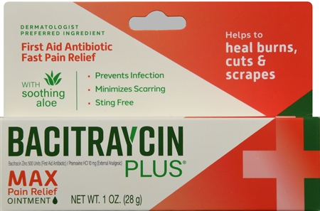 Bacitraycin Plus First Aid Antibiotic Max Pain Relief Ointment – Image 8