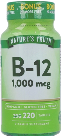 Nature's Truth B-12  1,000 mcg Tablets – Image 6