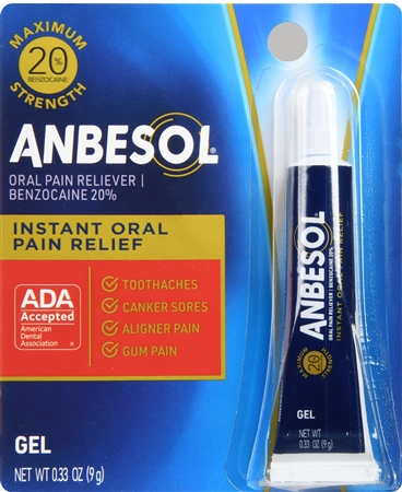 Anbesol Benzocaine 20% Instant Oral Pain Relief Gel Maximum Strength – Image 6