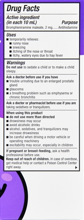 Dimetapp Children's Cold & Allergy Liquid Grape 4OZ – Image 3
