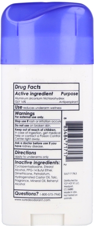 Sure Antiperspirant & Deodorant Invisible Solid Unscented – Image 6