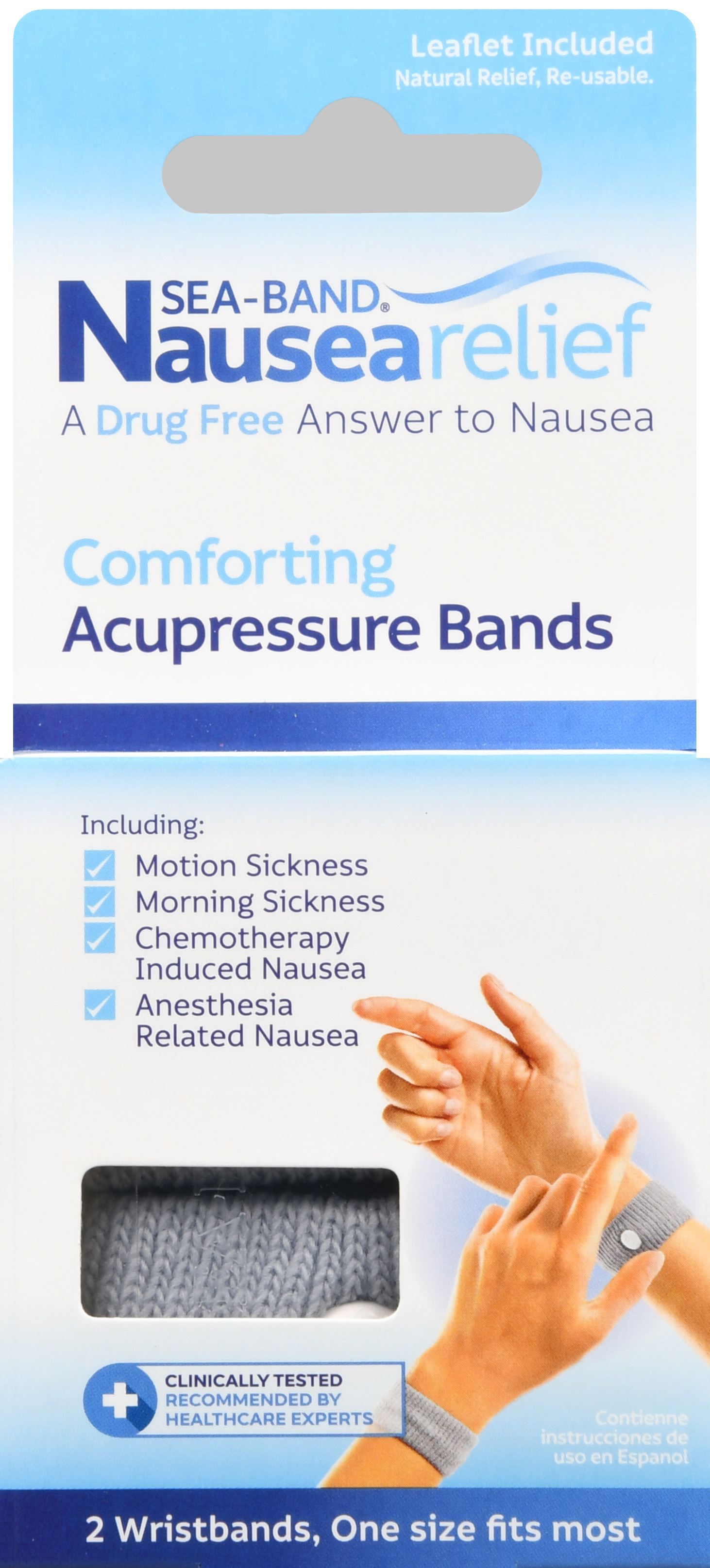 Sea-Band Nausea Relief Comforting Acupressure Wristbands One Size – Image 10