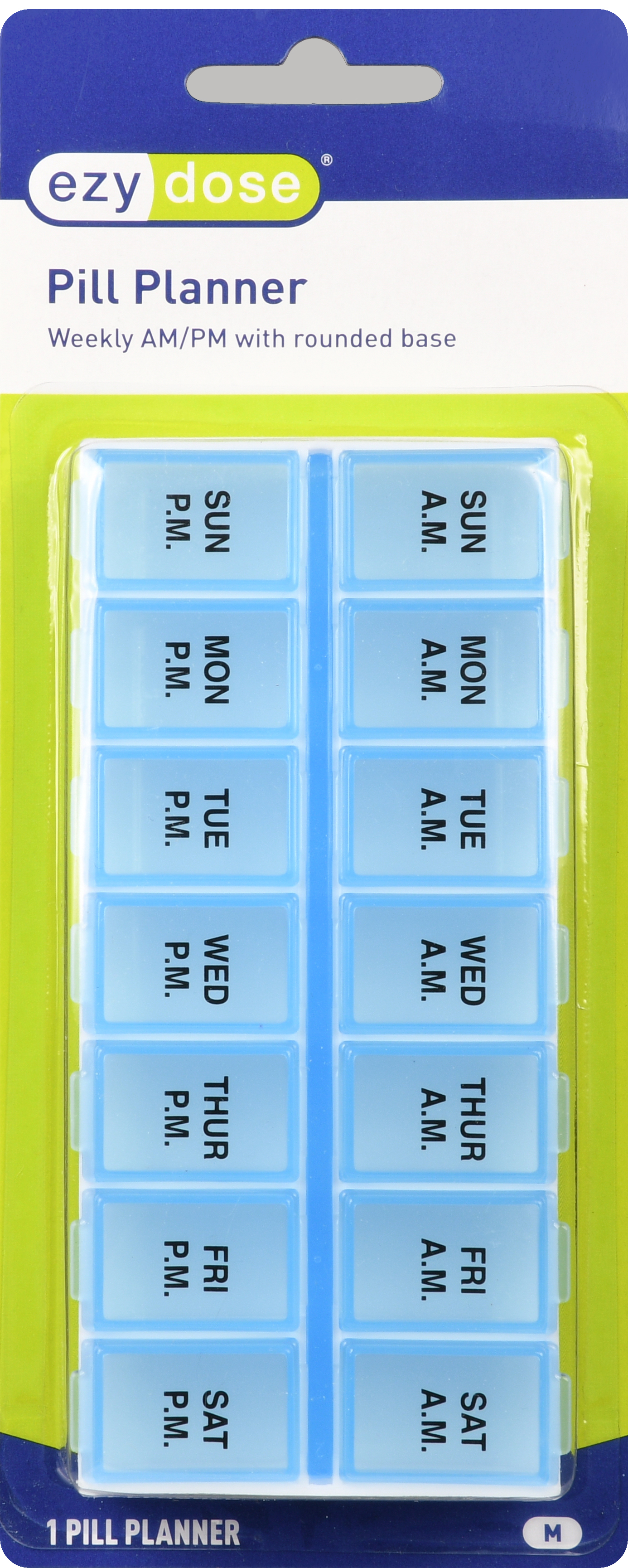 Ezy Dose Pill Planner Weekly AM/PM with Rounded Base Medium – Image 9