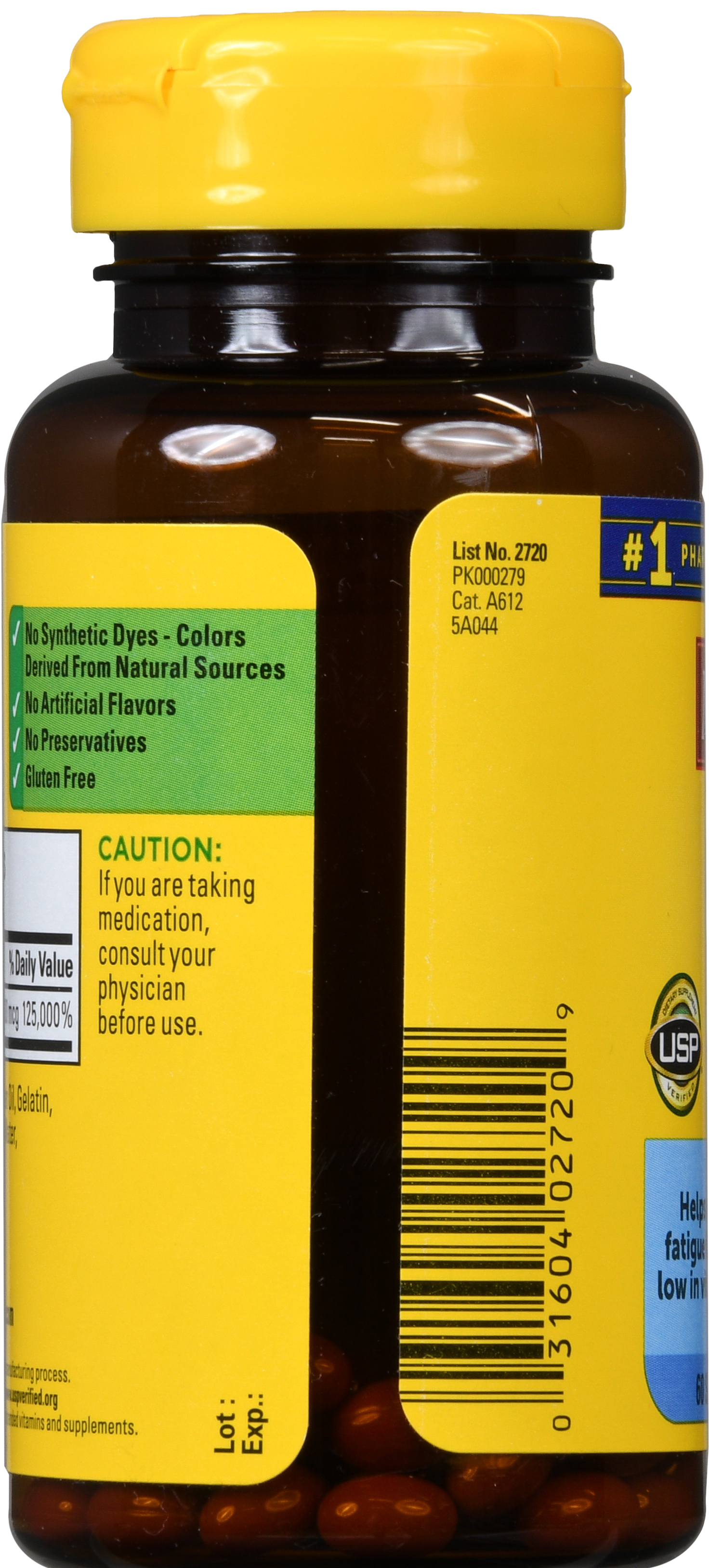 Nature Made B12 3000 mcg Softgels Extra Strength – Image 10