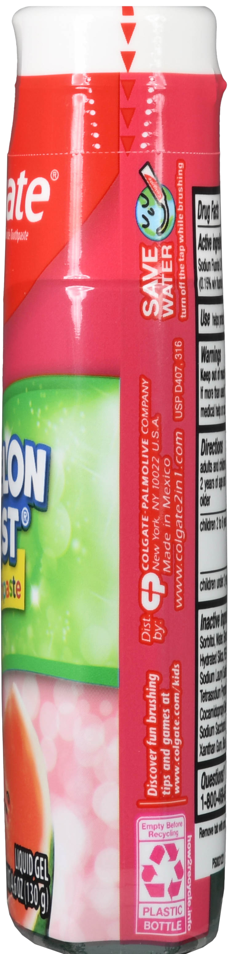 Colgate Anticavity Fluoride Toothpaste Liquid Gel Watermelon Burst – Image 11