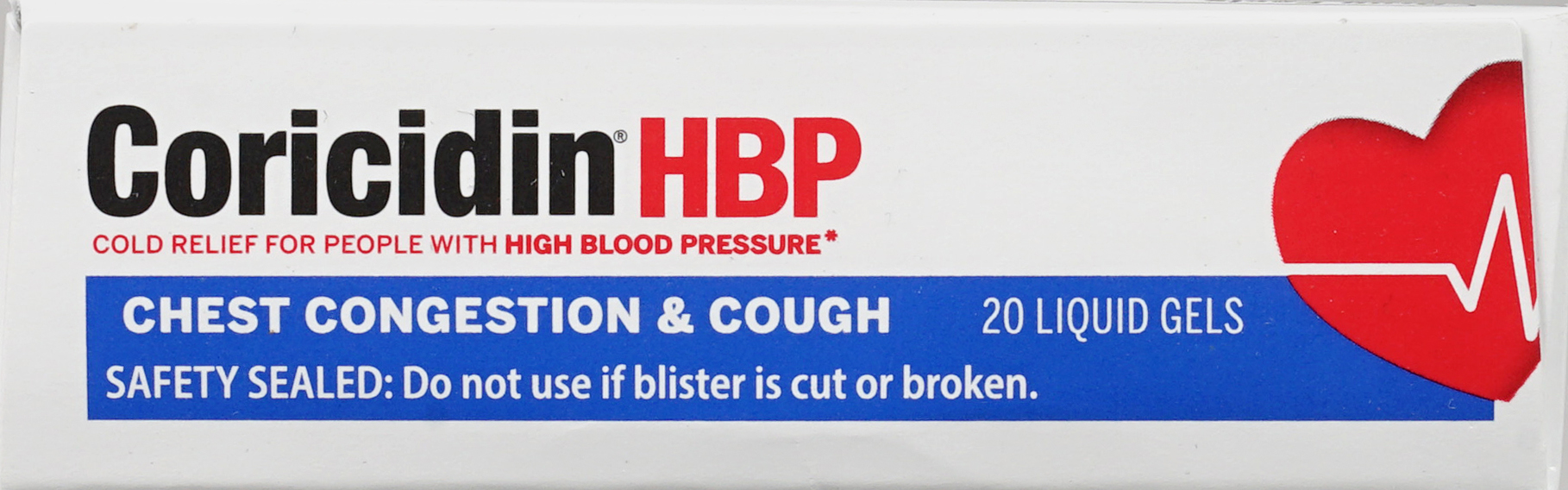 Coricidin HBP Chest Congestion & Cough Liquid Gels – Image 13