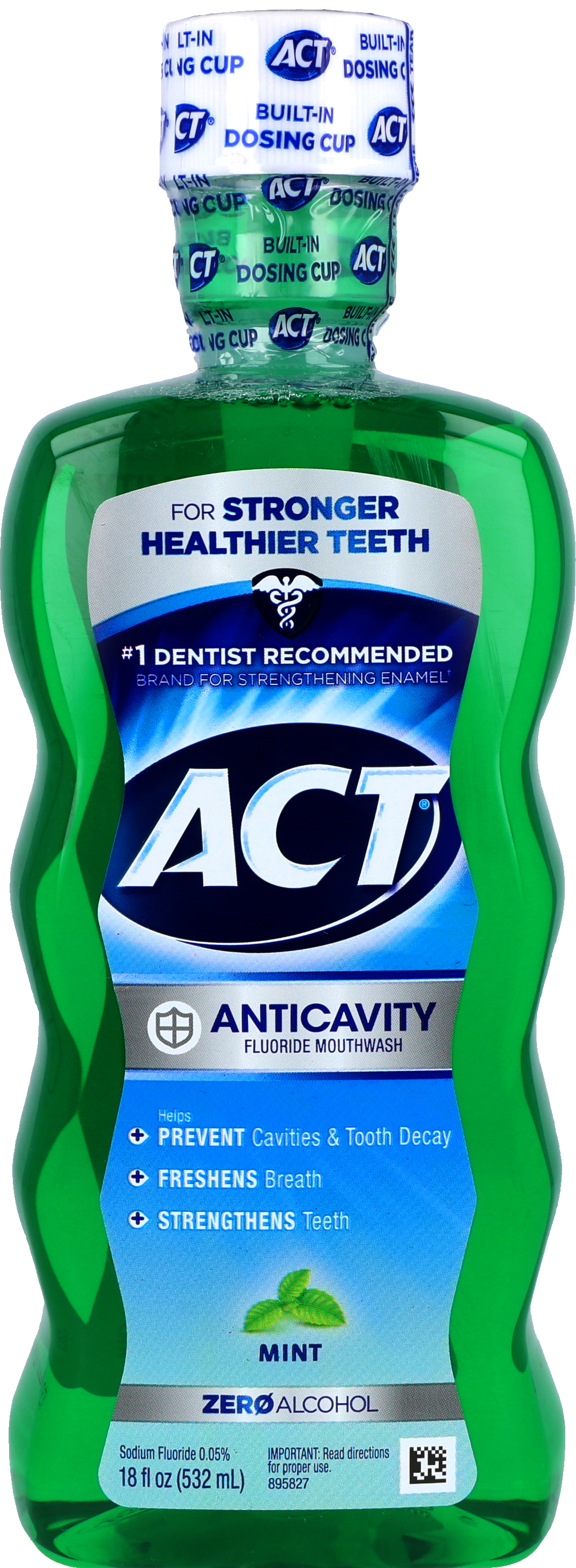 ACT Anticavity Sodium Fluoride 0.05% Mouthwash Mint – Image 9