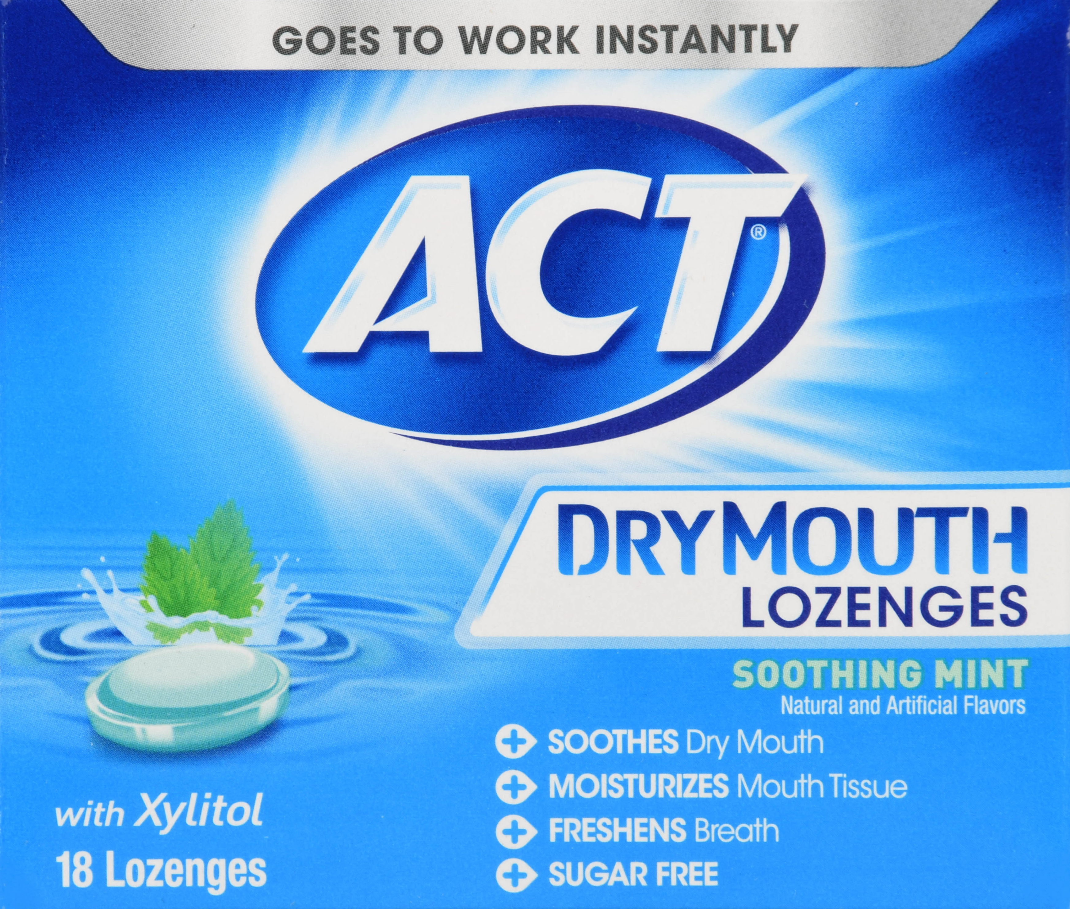 ACT Dry Mouth Lozenges Soothing Mint – Image 15