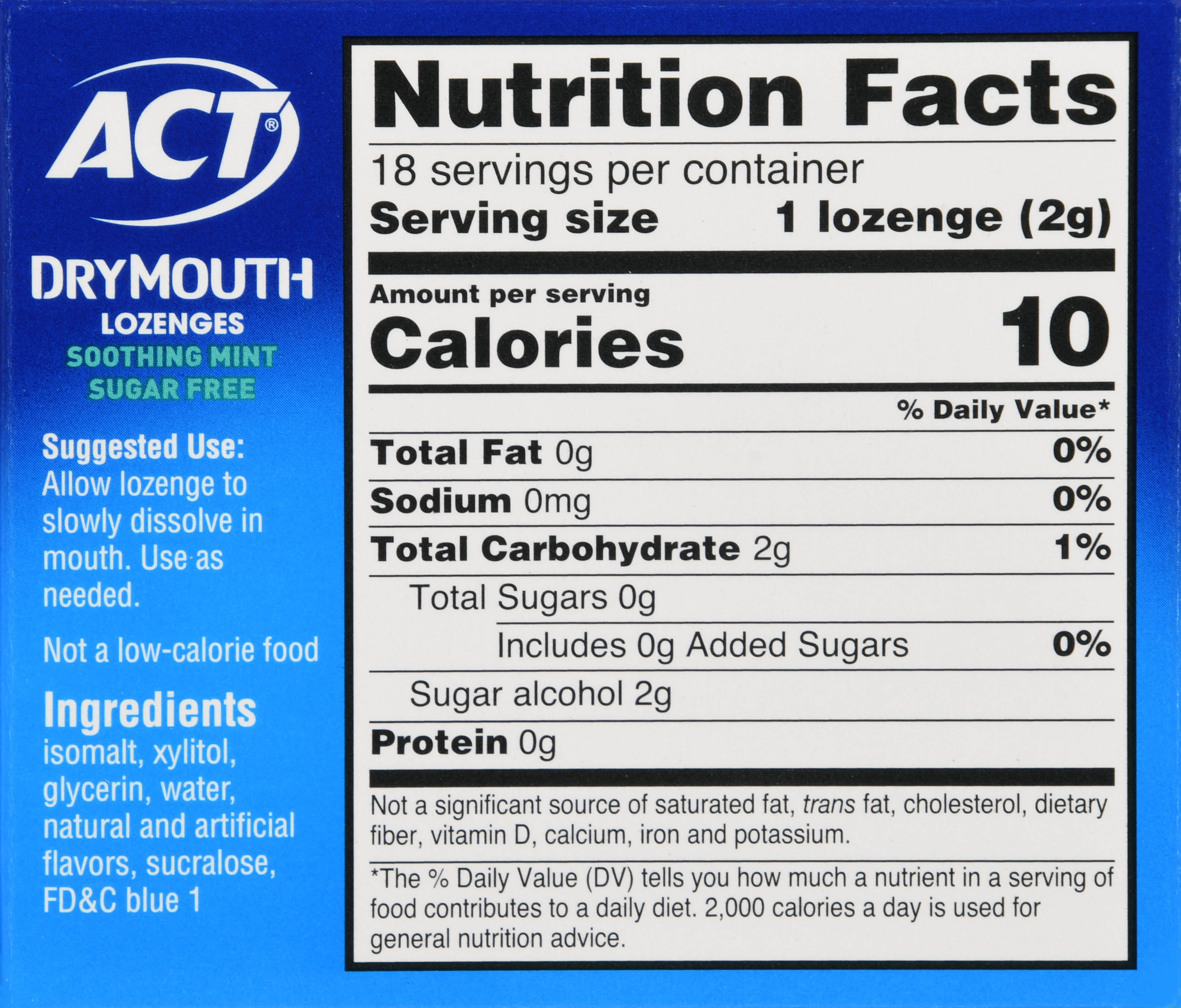 ACT Dry Mouth Lozenges Soothing Mint – Image 13