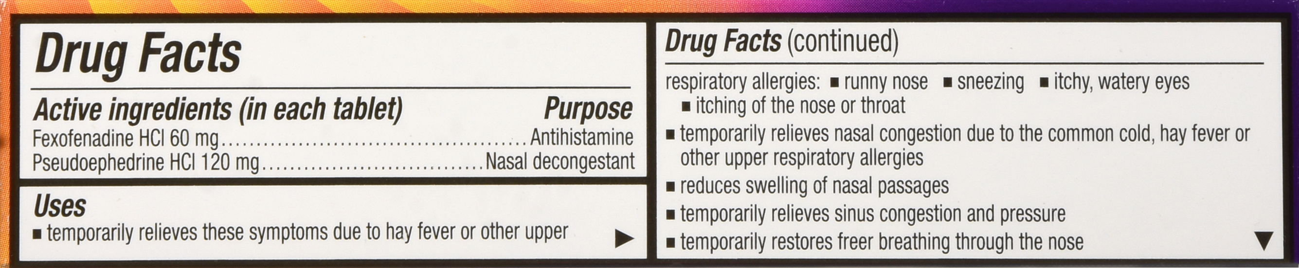Allegra D 12 Hour Allergy & Congestion Extended Release Tablets – Image 12