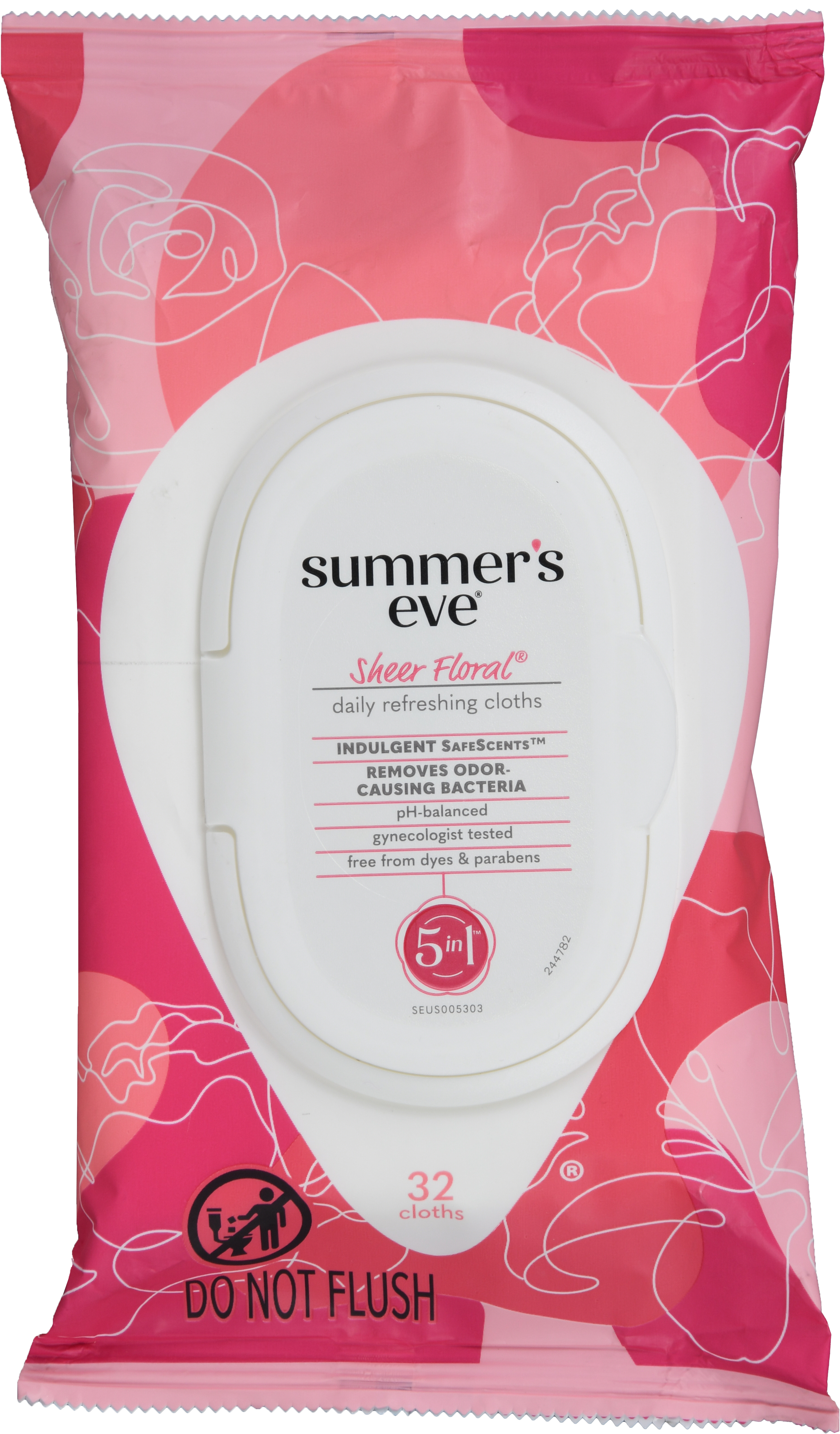 Summer's Eve Daily Refreshing Cloths Sheer Floral – Image 6
