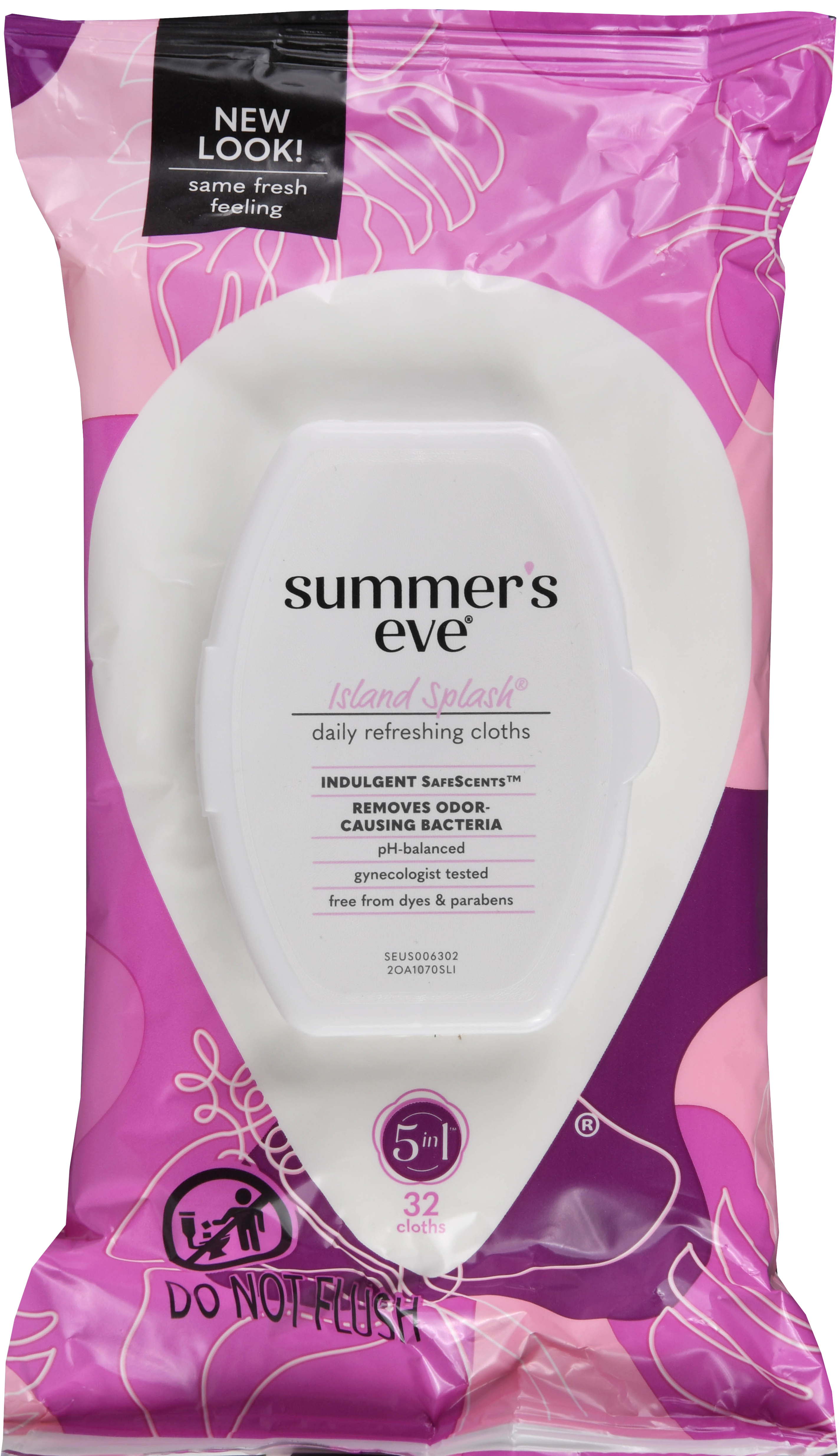 Summer's Eve Daily Refreshing Cloths Island Splash – Image 10