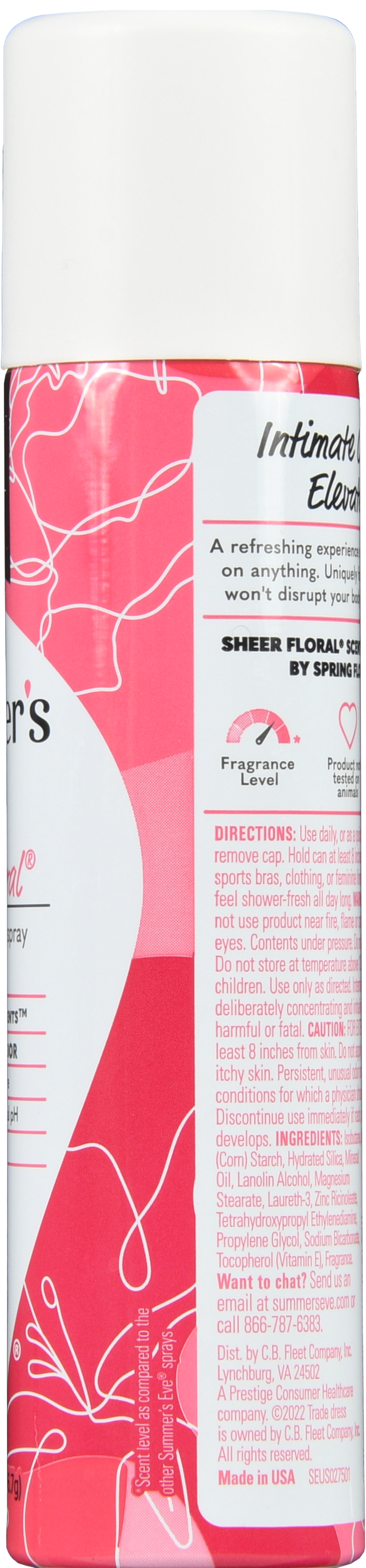 Summer's Eve Daily Refreshing Spray Sheer Floral – Image 14