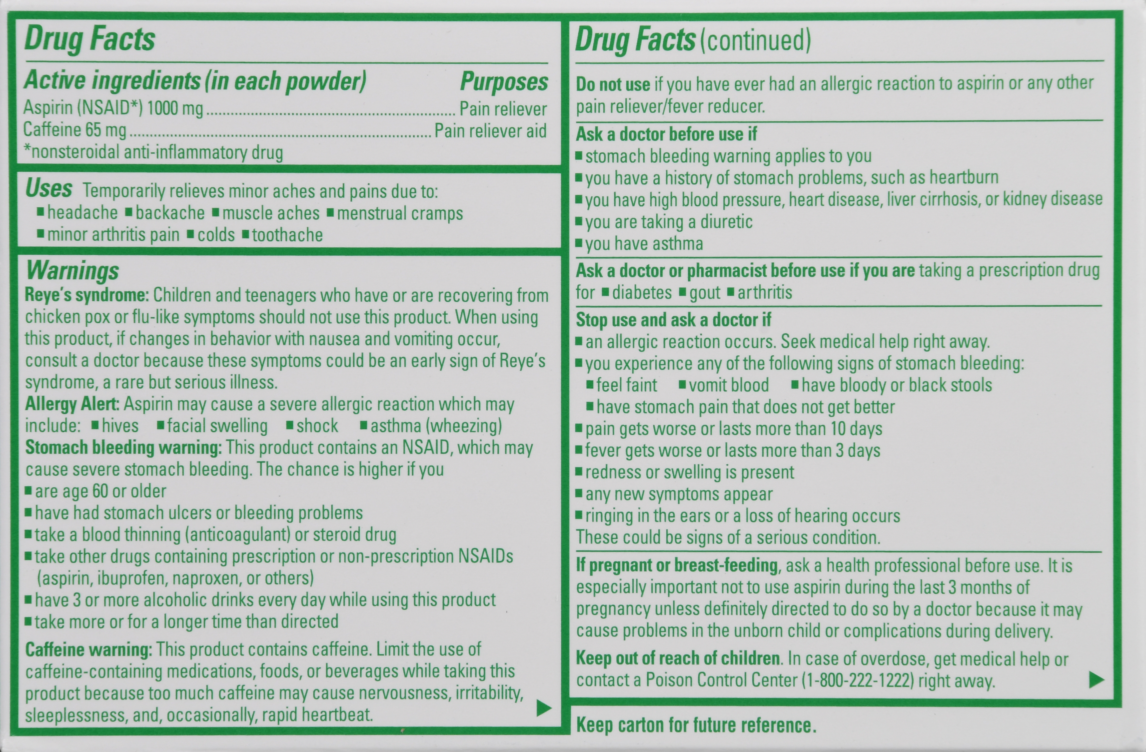 BC Arthritis Fast Pain Relief Powder Packs – Image 15