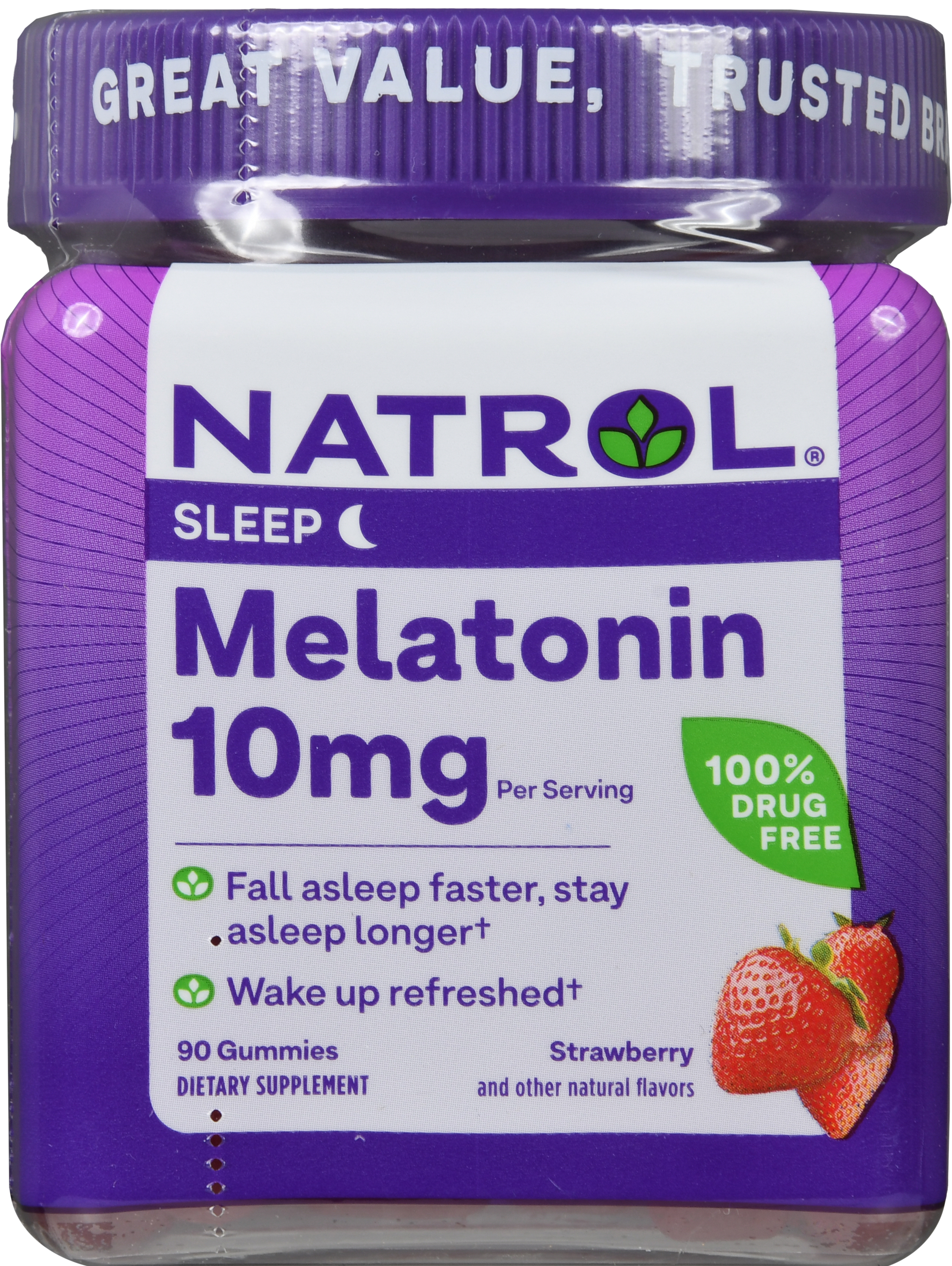 Natrol Melatonin 10 mg Sleep Gummies Strawberry – Image 13