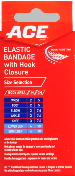 ACE Elastic Bandage With Hook Closure 4 Inch – Image 15