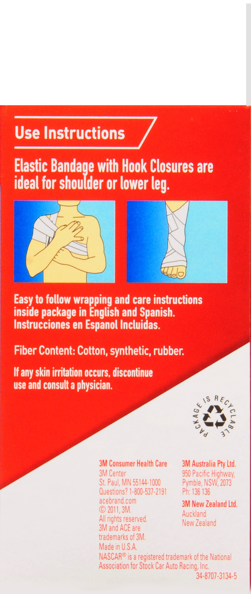 ACE Elastic Bandage With Hook Closure 4 Inch – Image 21