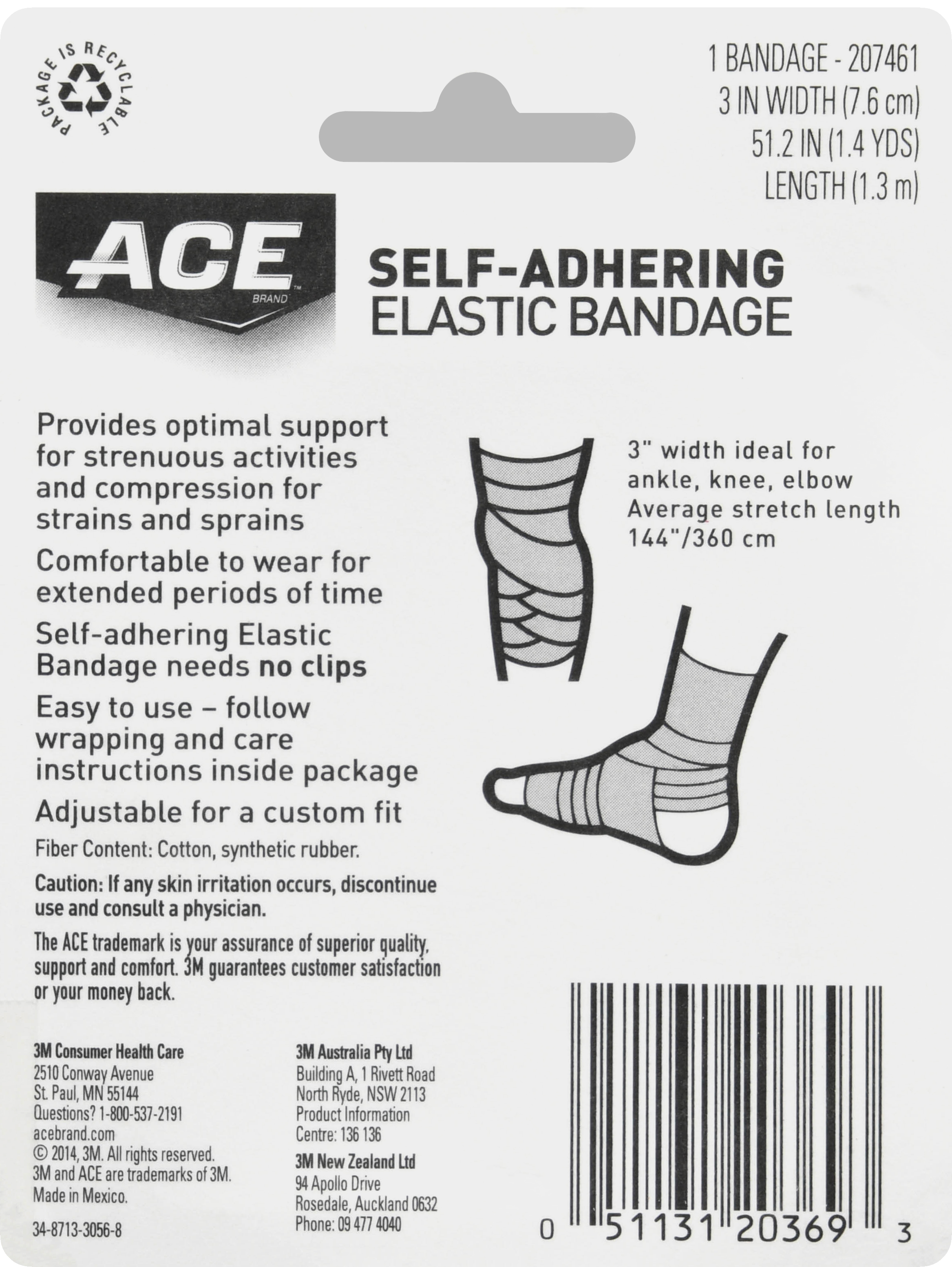 ACE Elastic Bandage Self-Adhering 3 Inch – Image 10