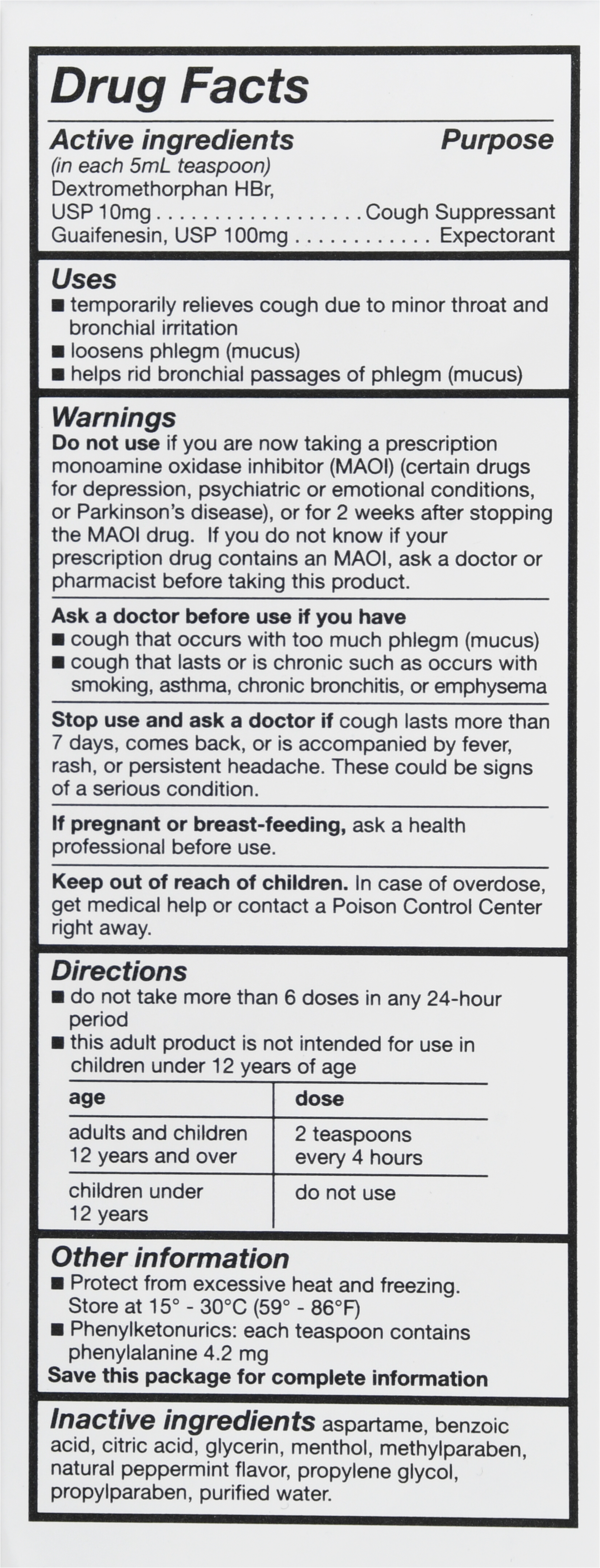 Safetussin DM Cough + Chest Congestion Liquid Non-Drowsy – Image 18